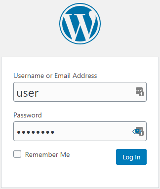 Login to WordPress