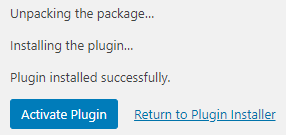 Activate the plugin