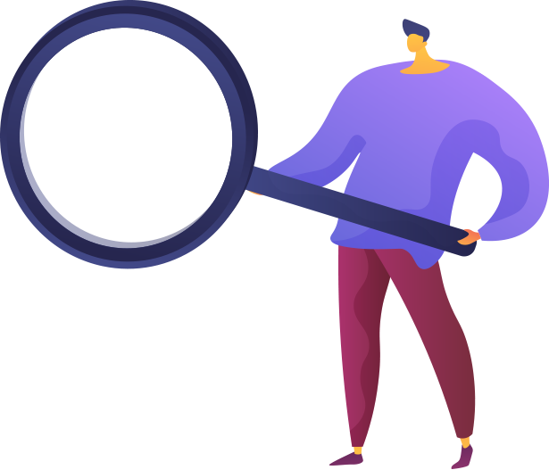 Man with a Magnifier
