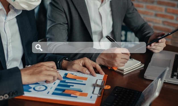 Detailed analysis of SEO metrics on a computer